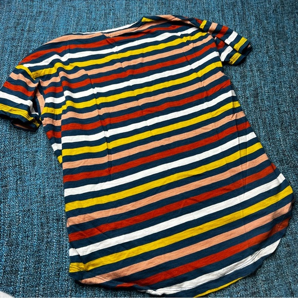 Madewell Whisper Cotton Crewneck T-Shirt in Lennie Stripe - Picture 3 of 6